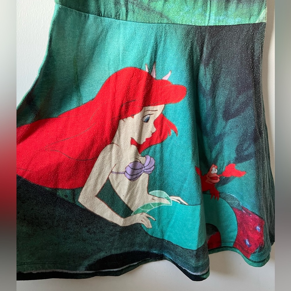 Disney Hot Topic Ariel Little Mermaid Mini Dress Large